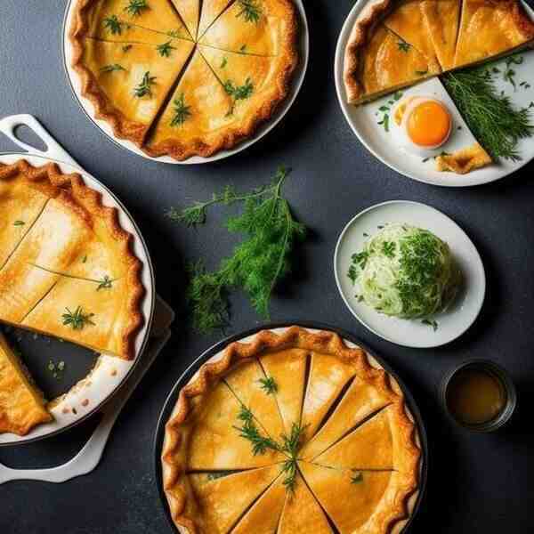 Пирог с капустой яйцами и зеленью